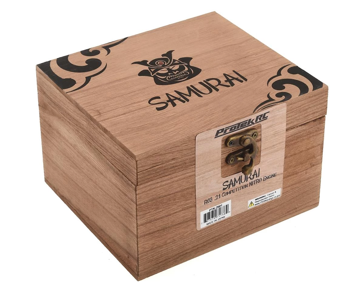 ProTek RC Samurai R03 3-Port .21 Competition Nitro Engine w/22E Carburetor (Turbo Plug) - Image 7