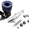 ProTek RC Samurai RM Maifield Edition Competition Nitro Engine Bundle w/2100 Tuned Pipe & 85mm Manifold (Ceramic Bearing)