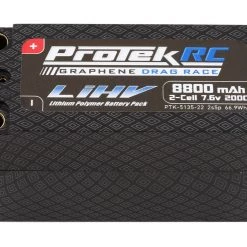 ProTek RC 2S 200C 2s5p Si-Graphene Drag Race Shorty LiPo Battery (7.6V/8800mAh) w/8mm Connectors