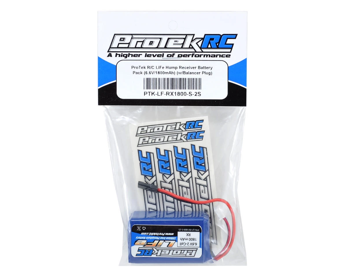ProTek RC LiFe Kyosho & Tekno Hump Receiver Battery Pack (6.6V/1800mAh) (w/Balancer Plug) - Image 2