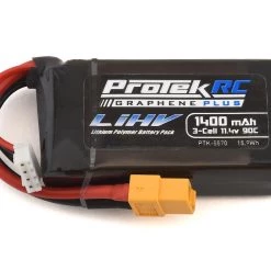 ProTek RC 3S 90C Si-Graphene + HV LiPo Battery w/XT60 Connector (11.4V/1400mAh)