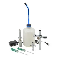 ProTek RC Nitro Starter Set w/Glow Ignitor, Fuel Bottle, Wrenches & Screwdrivers